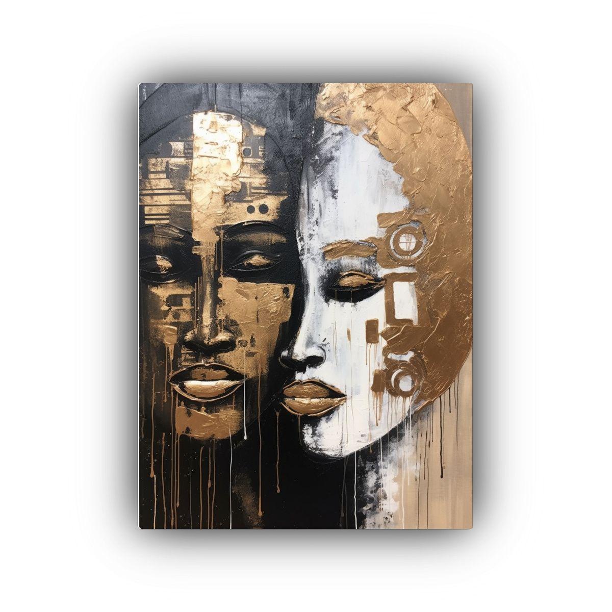 Pintura De Arte De Pared Floral En Finas Líneas 40x60cm-0
