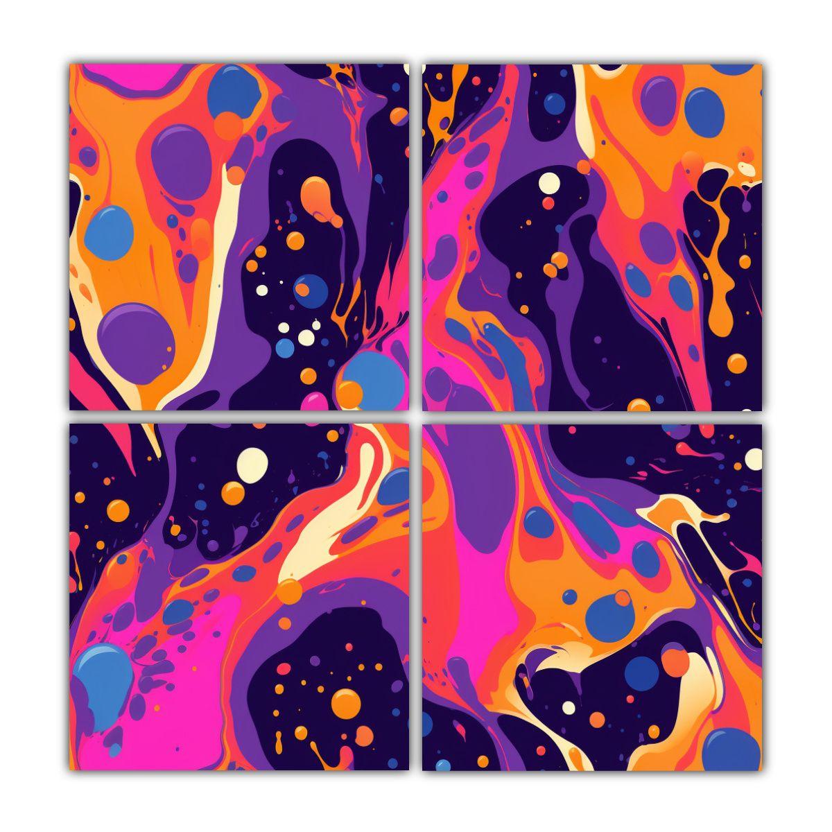 Cuadro Inspiración Naturaleza Viva Terazzo 180x180 Cm-0