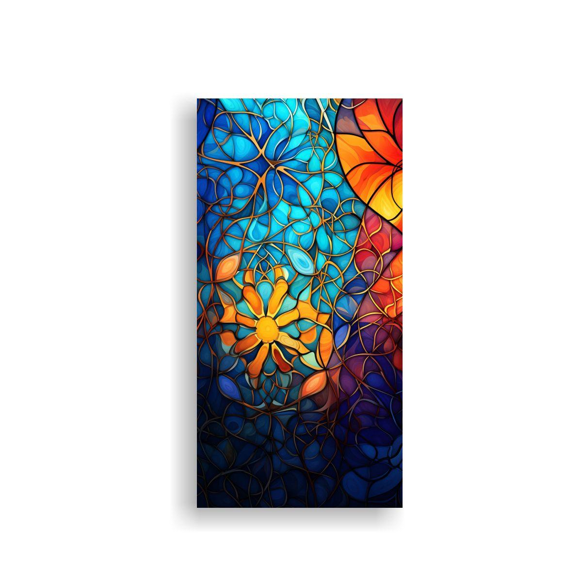 Cuadro Decoración Naturaleza Abstracta 20x40cm-0