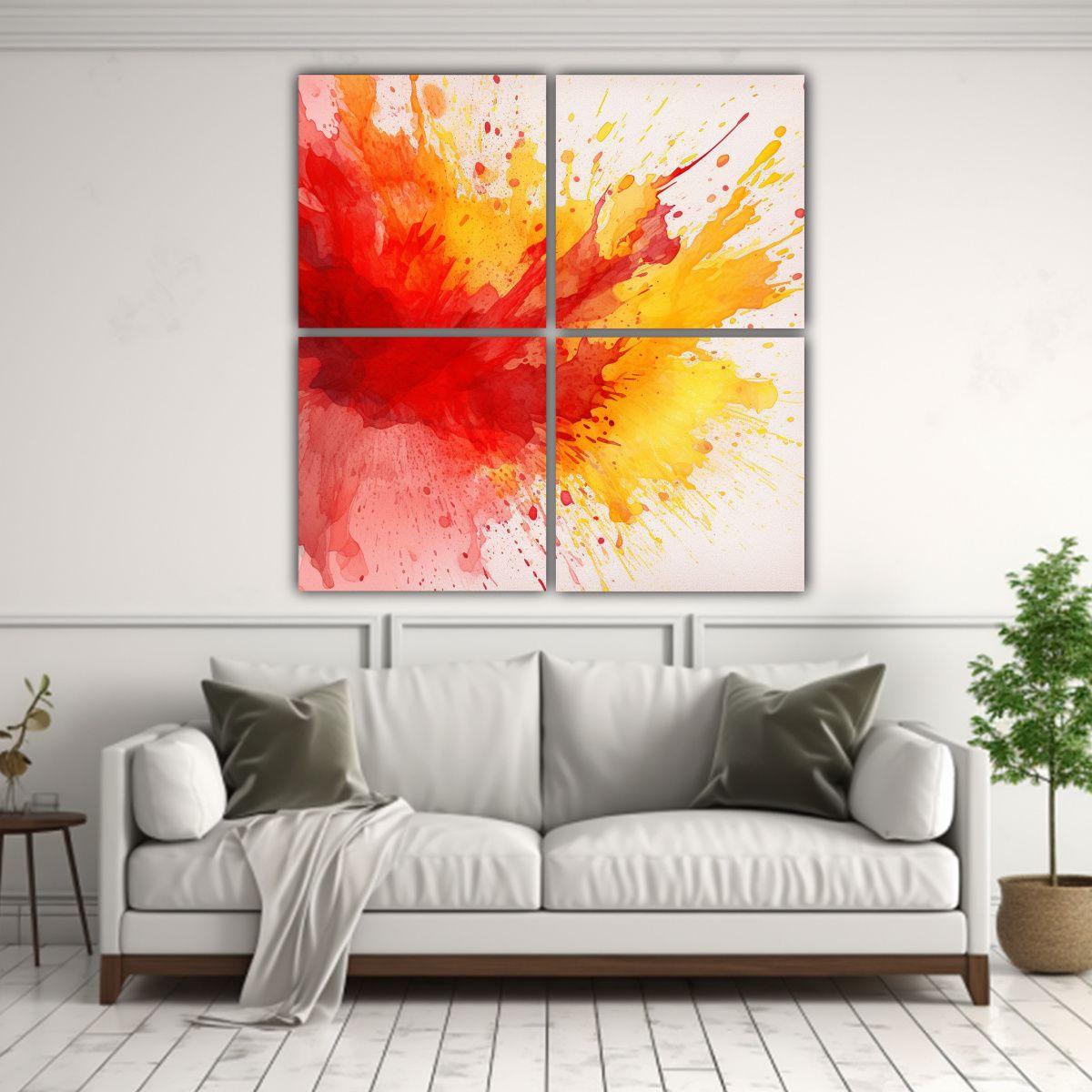 Pinturas De Arte De Pared Con Hermosos Colores 60x60 Cm-2