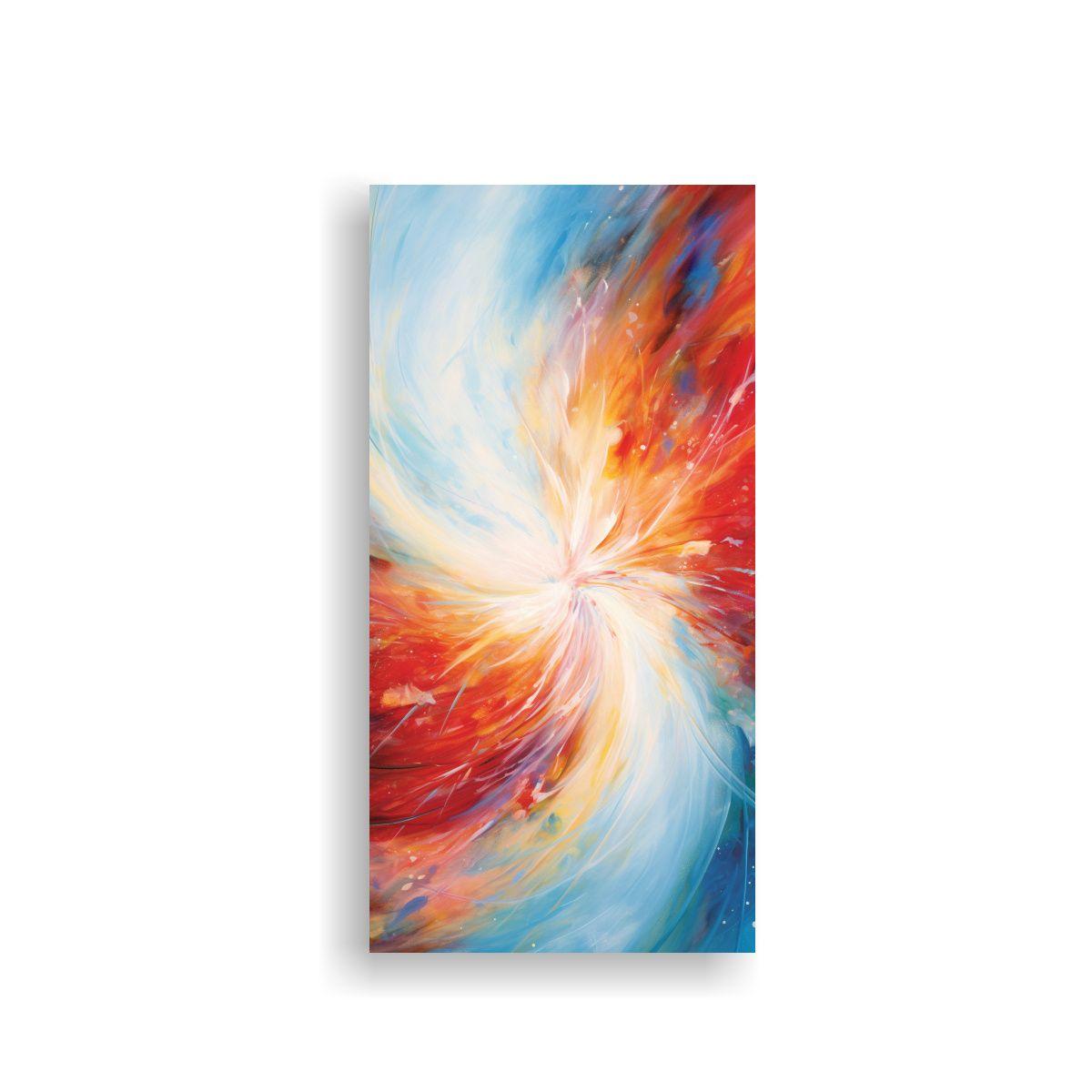 Lienzo De Tela Movimiento Motivo Vórtices 80x160cm-0