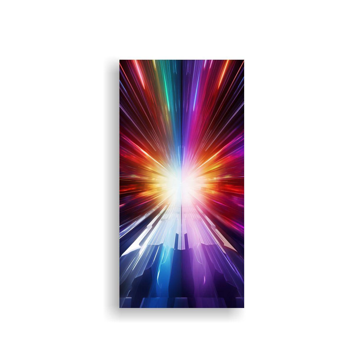 Cuadro Abstracto De Fotografía En Bastidor De 80x160cm-0