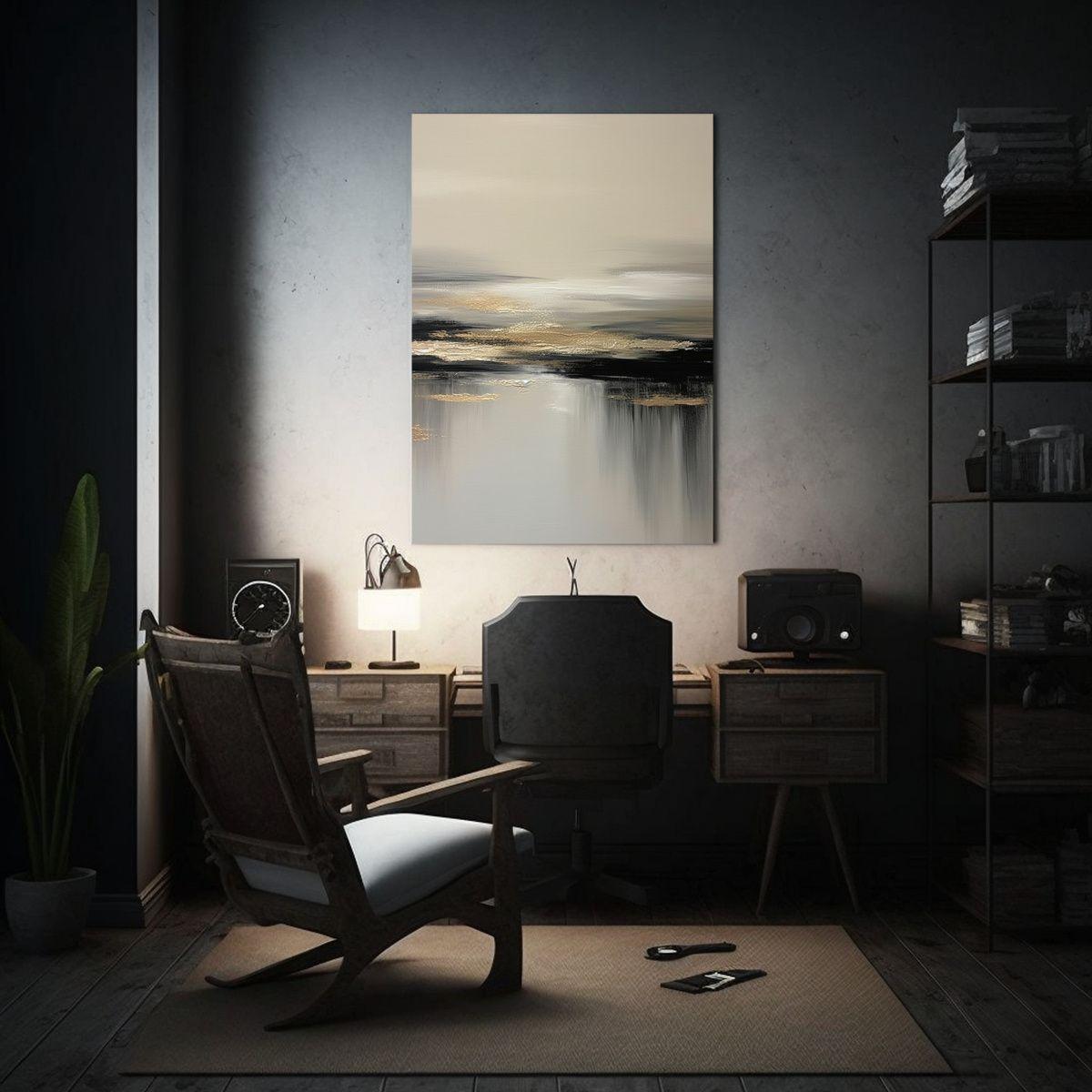 Pinturas Decorativas De Arte Conceptual Moderno 30x45cm-2