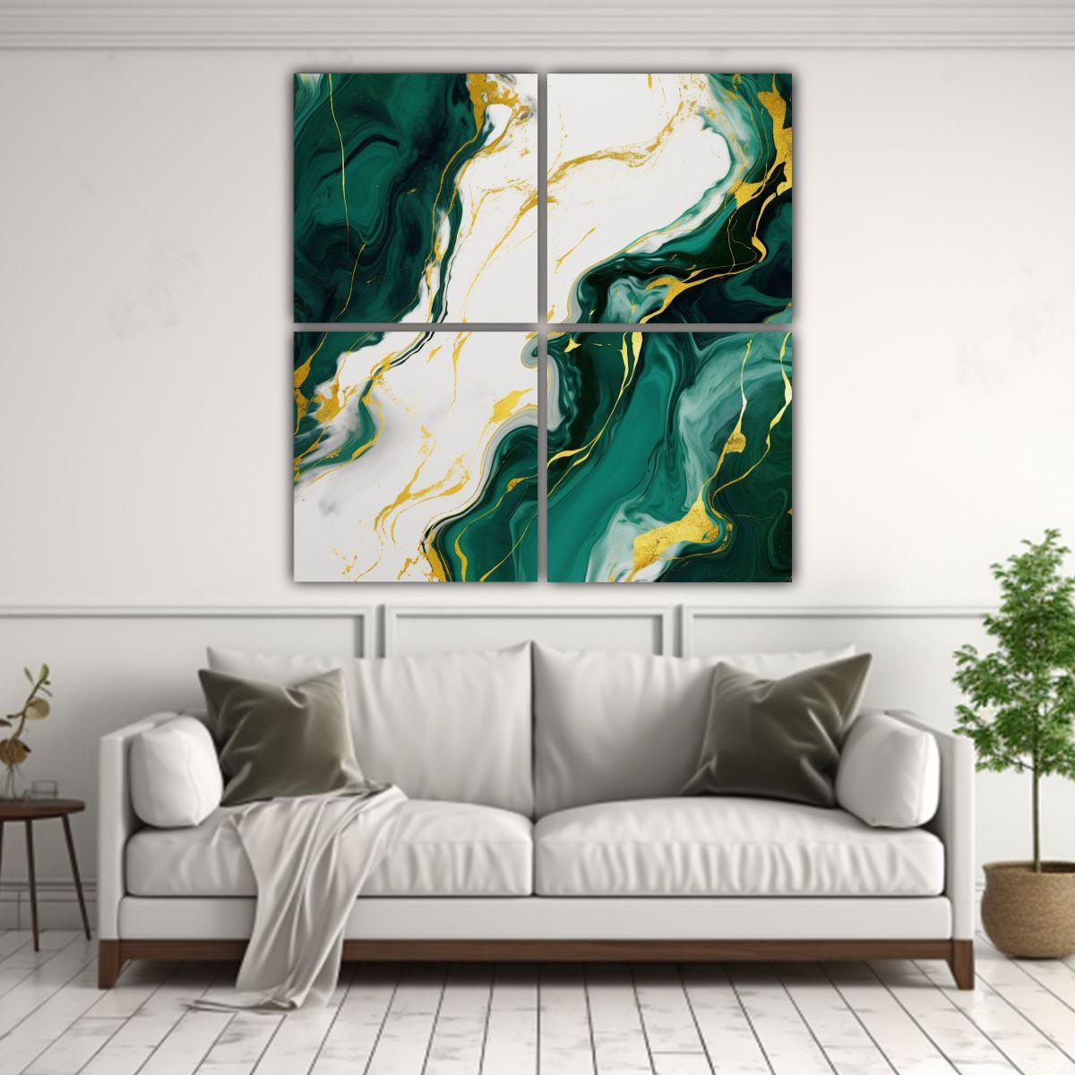 Pinturas De Decoración Moderna De Escena 120x120 Cm-2