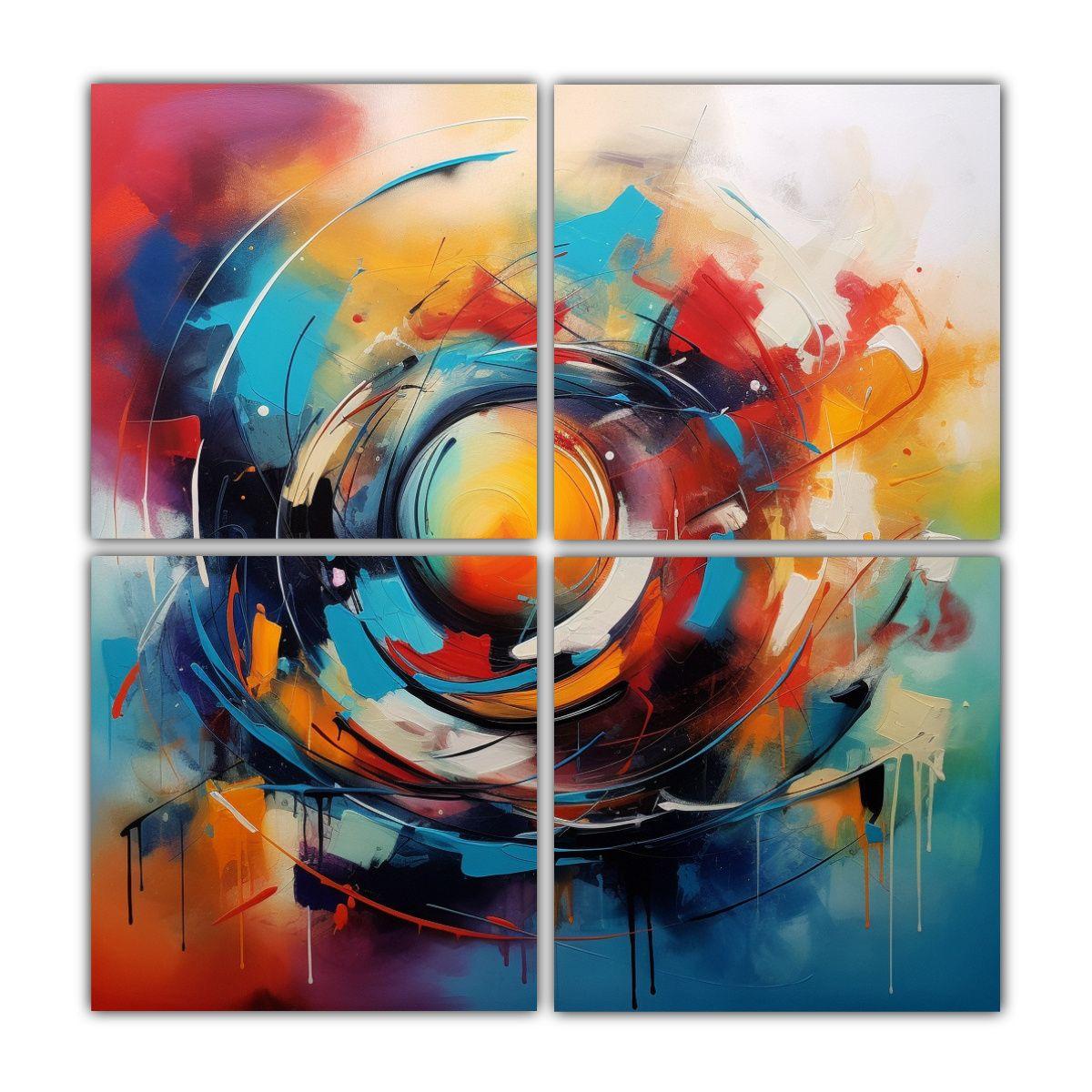 Lienzos Abstractos De Alta Calidad Para 180x180 Cm-0