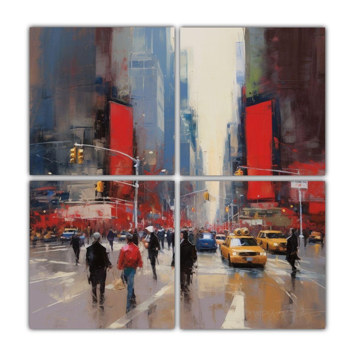 Cuadro Temático De La Energía Vibrante De La 40x40 Cm-0