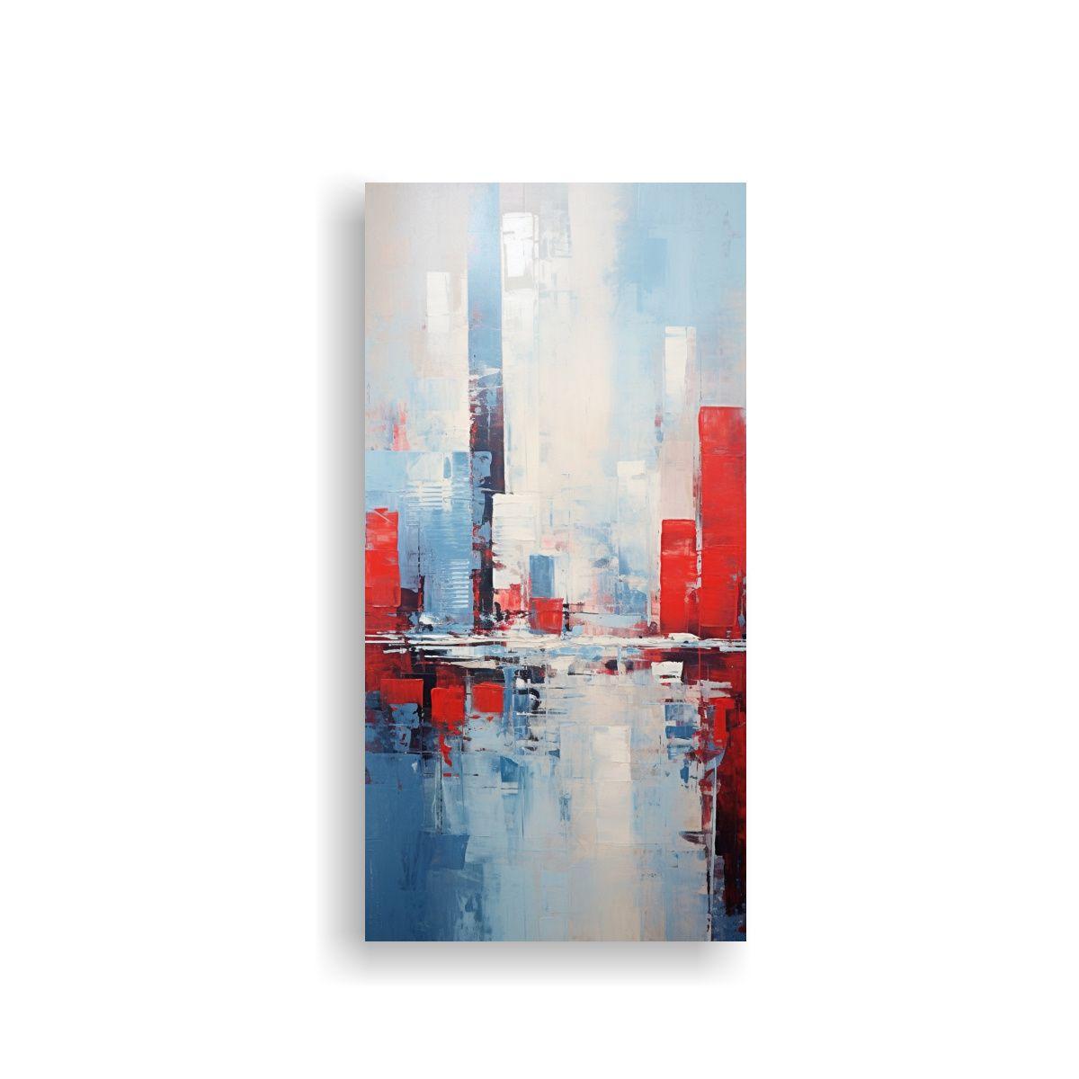 Pintura Decorativa De Arte Callejero Abstracto De 20x40cm-0