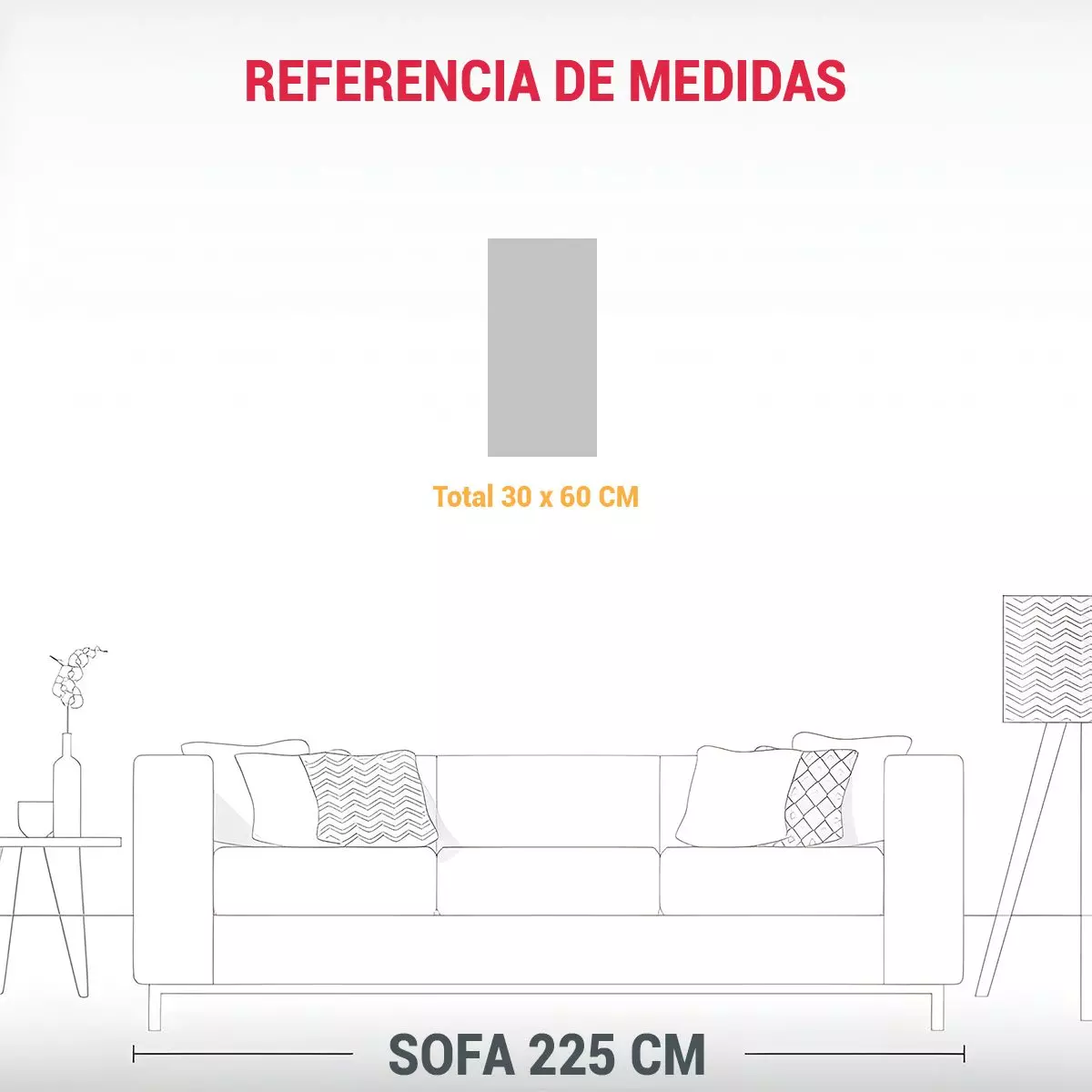 Cuadro Moderno Pintura Para Habitación Estilo 30x60cm-1