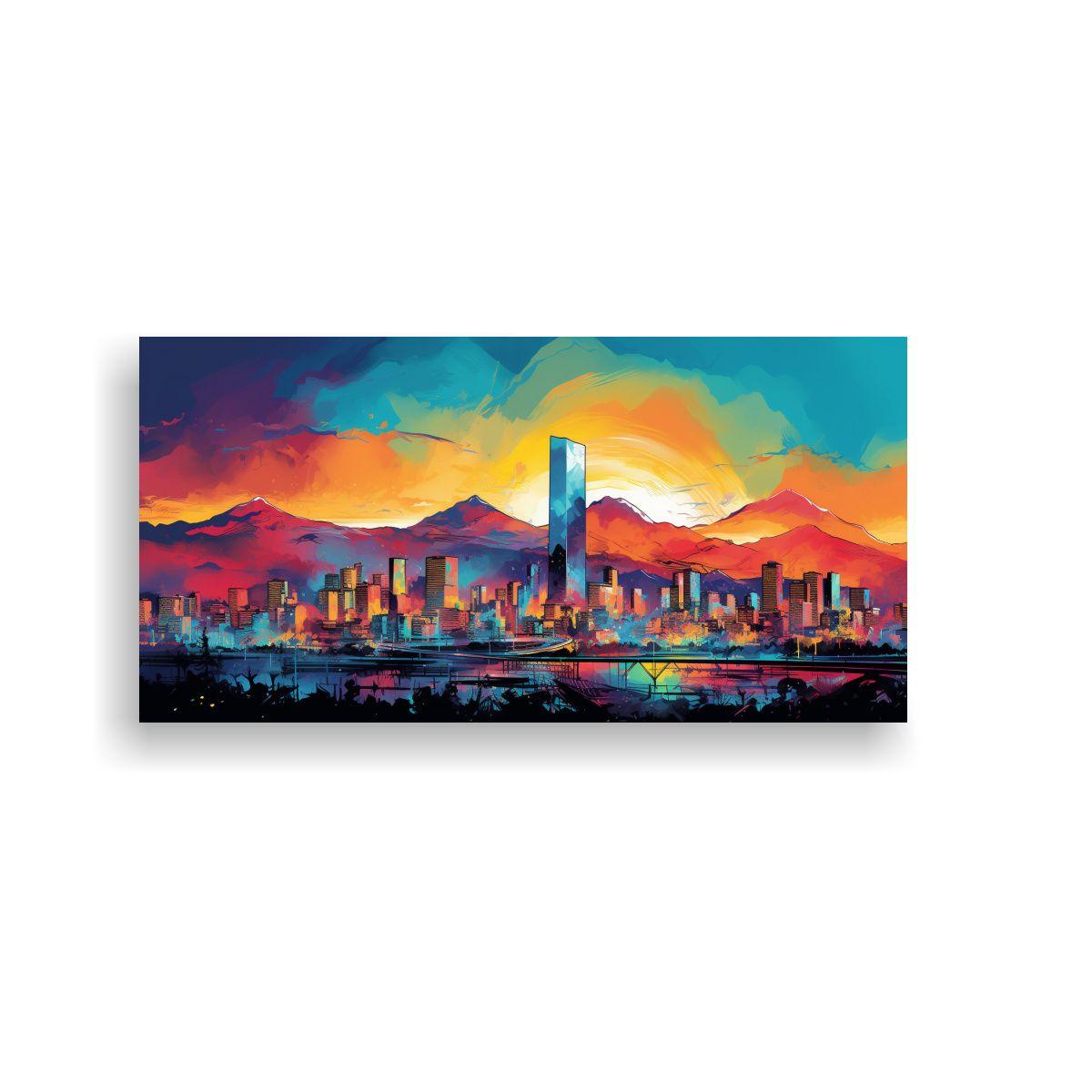 Pinturas Decorativas Modernas En Santiago En Color 80x40cm-0