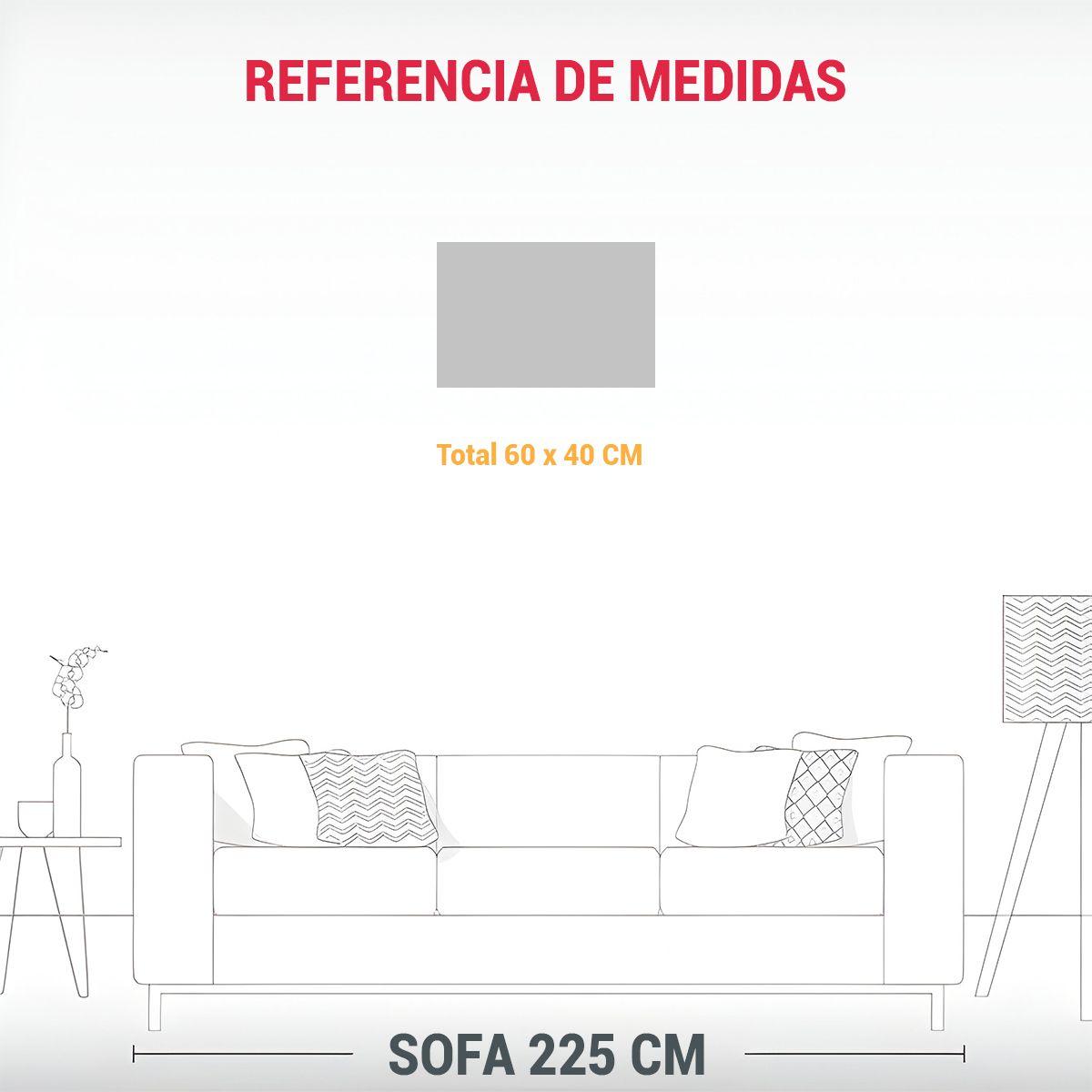 Cuadro Creativo Con Líneas Y Diseños Coloridos Para Decora 60x40cm-1