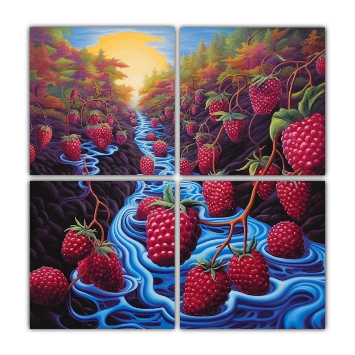 Pinturas Decorativas De Fantasía Estilo 60x60 Cm-0