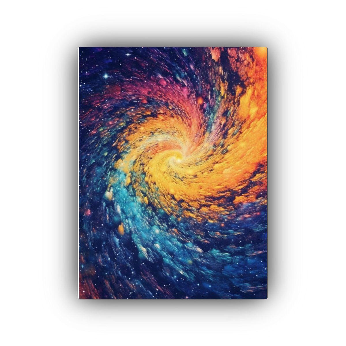 Lienzo De Tela Cuadro Única Espacio Vaporwave 40x60cm-0