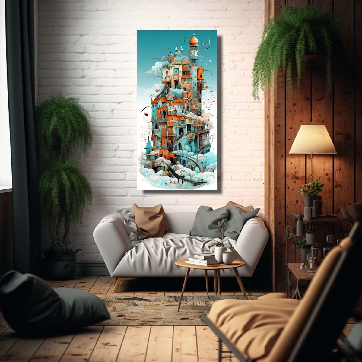 Cuadros Arte Espectacular Calidez De La Editorial  50x100cm-2