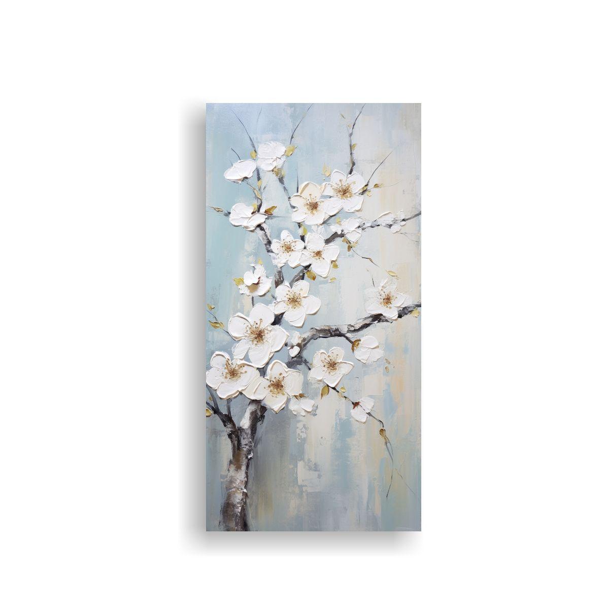 Cuadro De Expresión Para Cuarto Con Pintura De 40x80cm-0