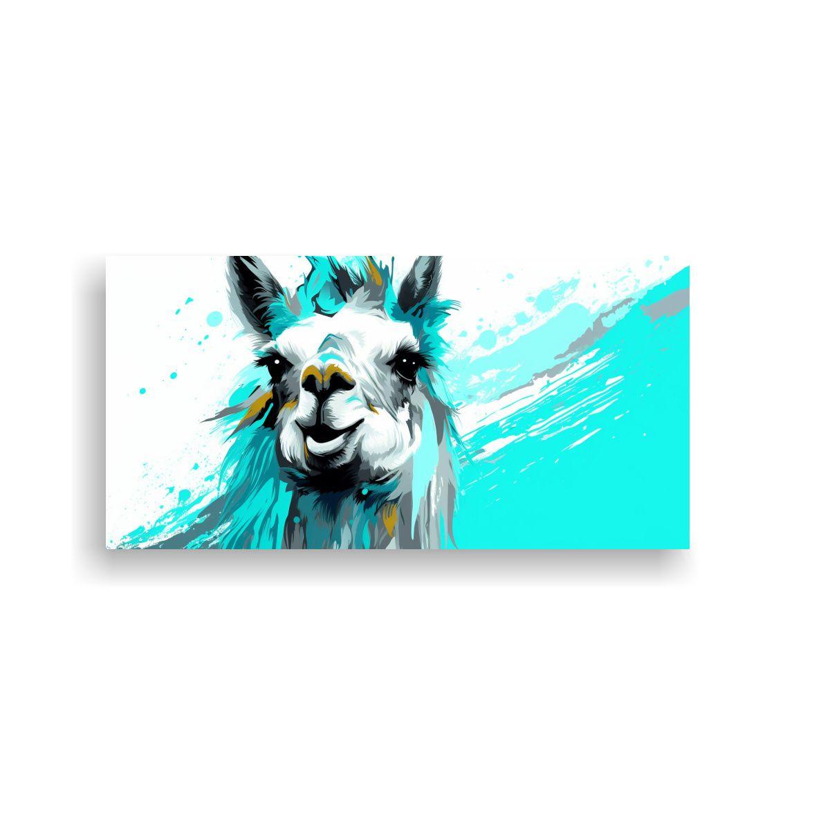 Mural De Pared Patrón Intenso Llama En Colores Pa 100x50cm-0