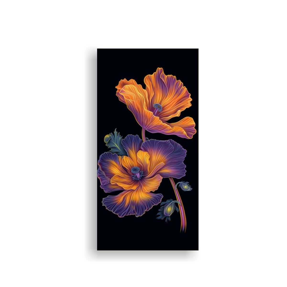Cuadro De Dibujo Fantástico En Lienzo Elegante 50x100cm-0