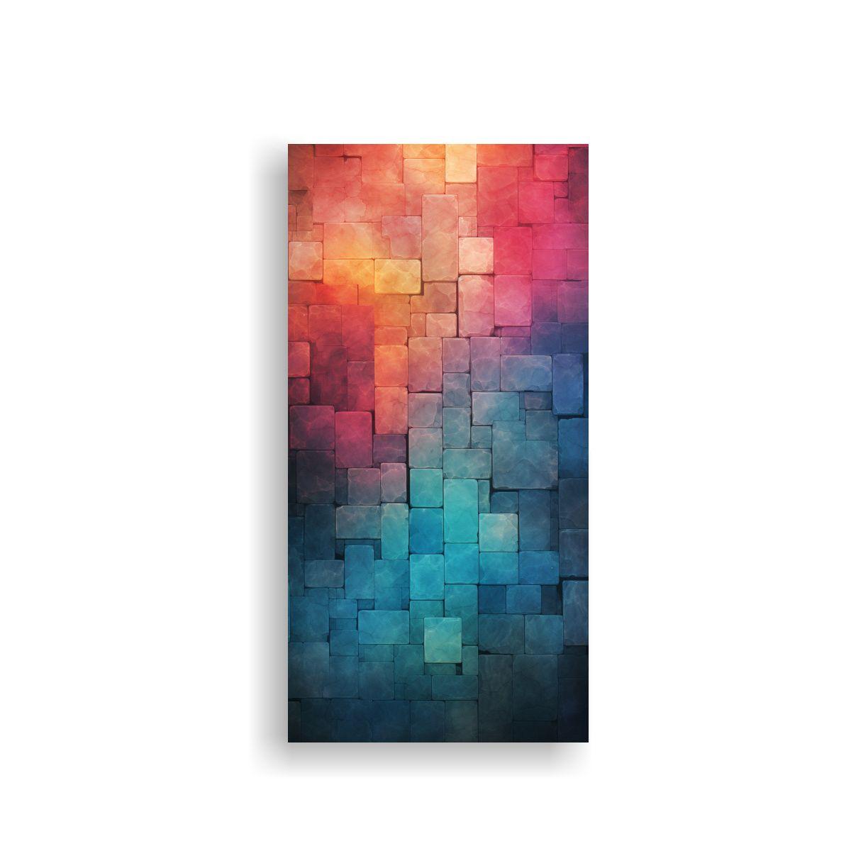 Cuadro Decorativo Arte De Pared Abstracto En 50x100cm-0