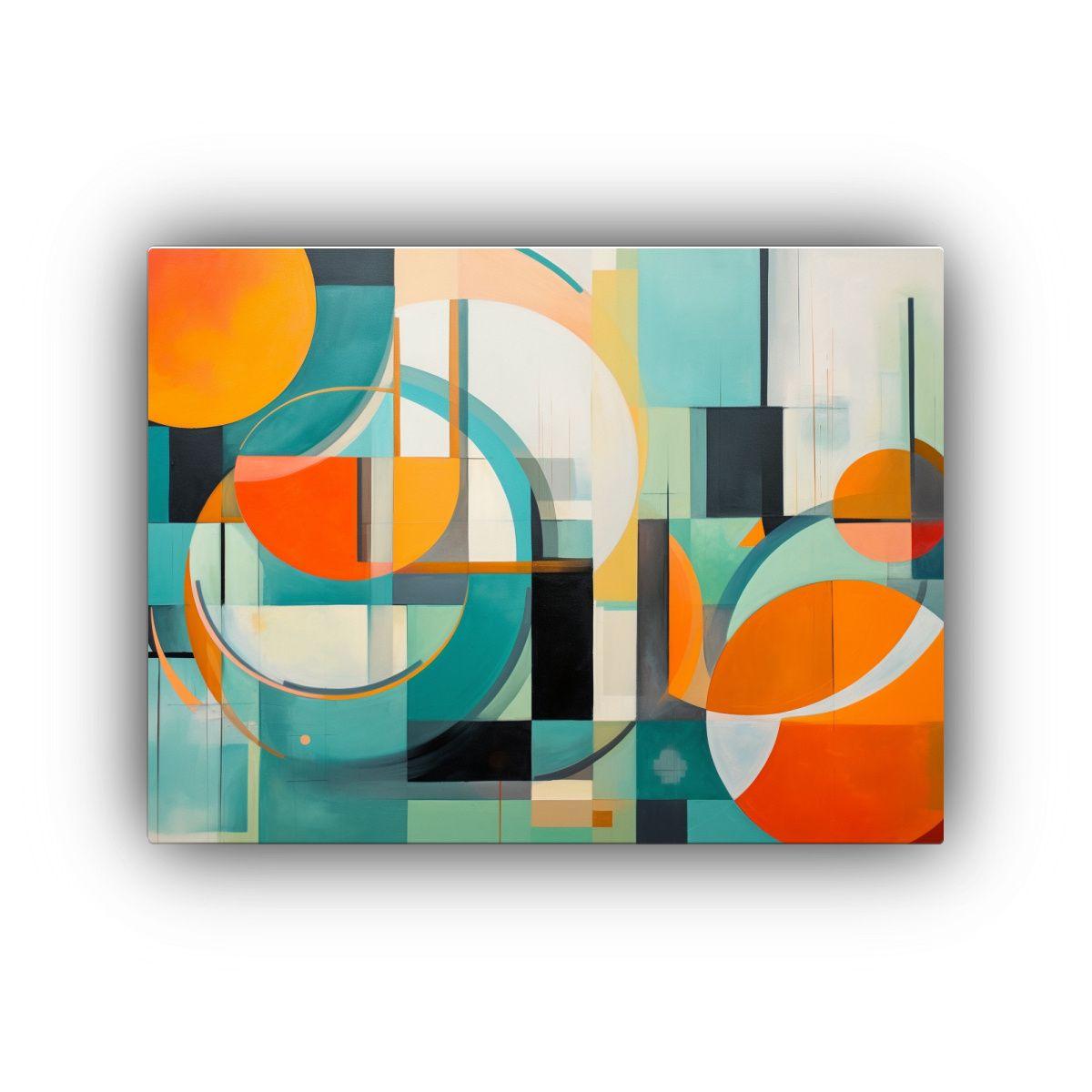 Cuadro Composición Visual Estilo Steve Eisenberg 45x30cm-0