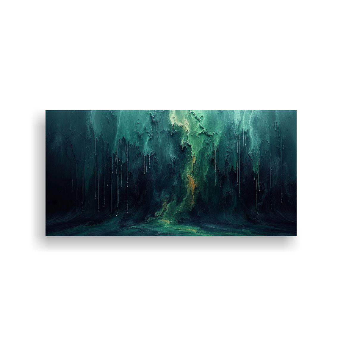 Pintura Abstracta En Bastidor: Composición 140x70cm-0