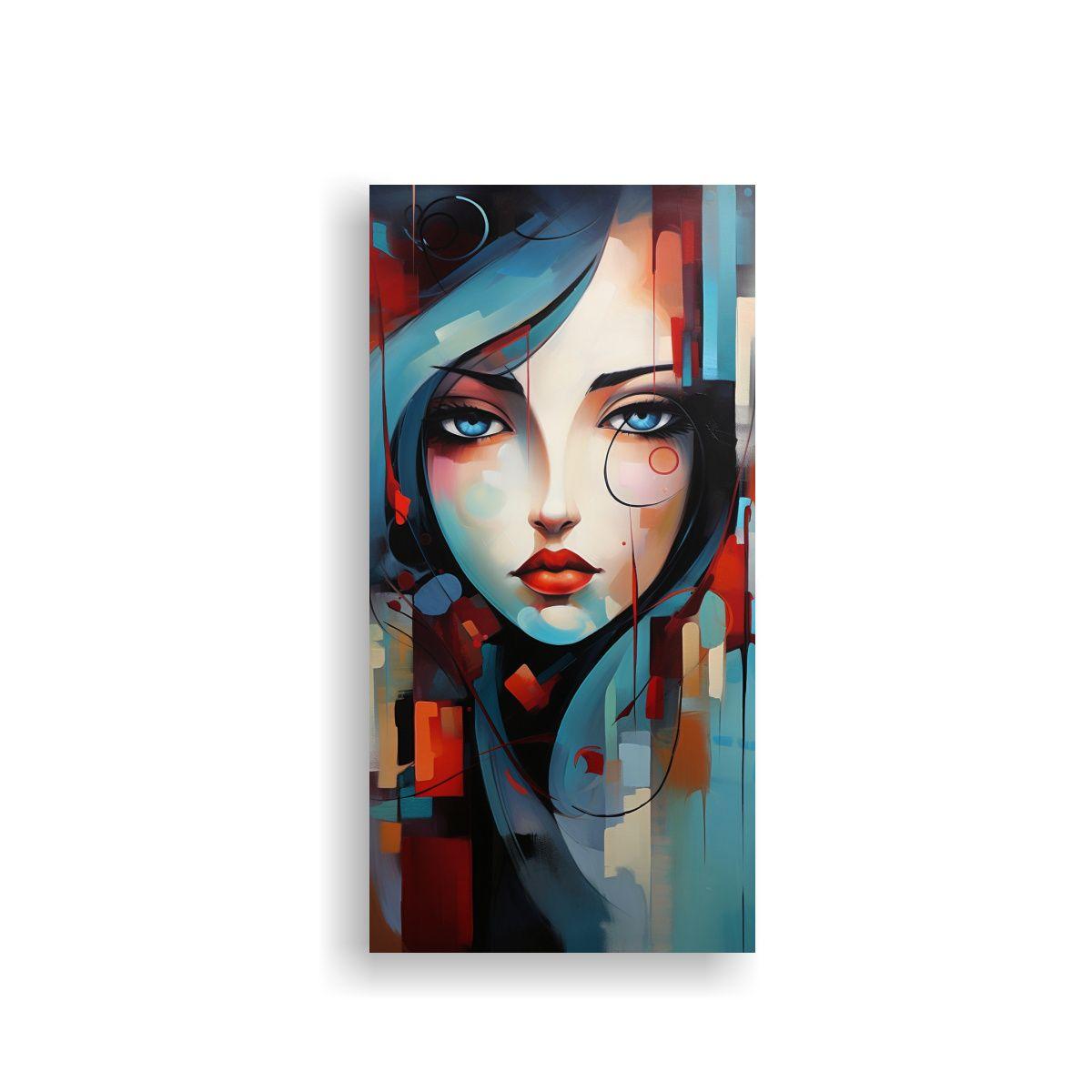 Cuadro Abstracto De Tela Impreso Arte Moderno 60x120cm-0