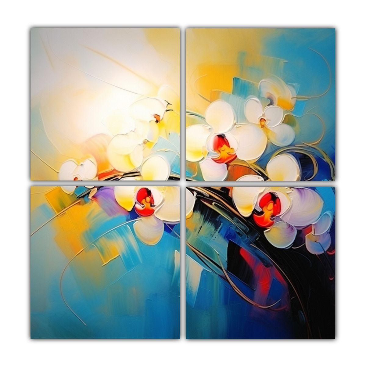 Pinturas Decorativas De Expresividad Cuadrada 80x80 Cm-0