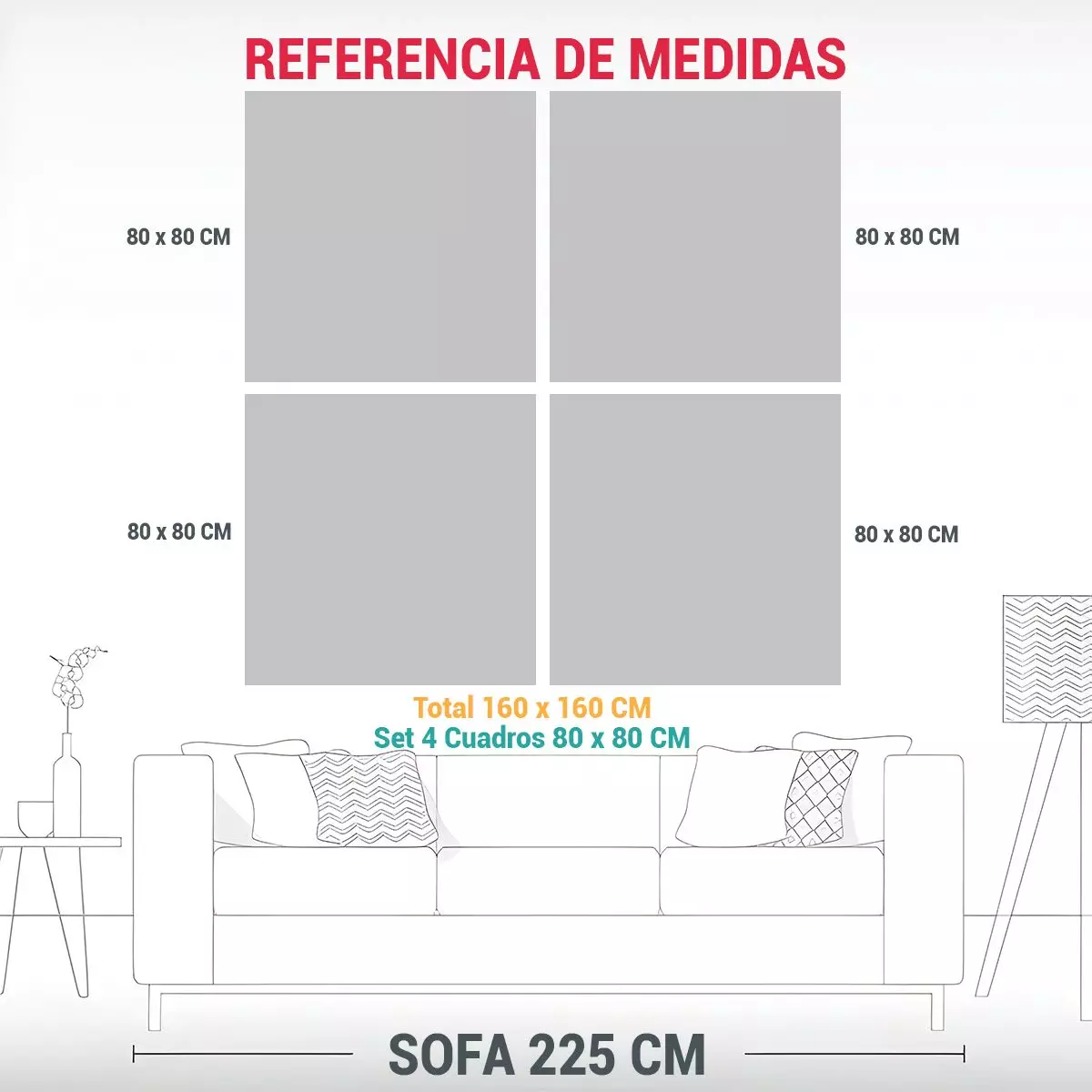Cuadros Vintage Mármol Estrellados Con Líneas 160x160 Cm-1