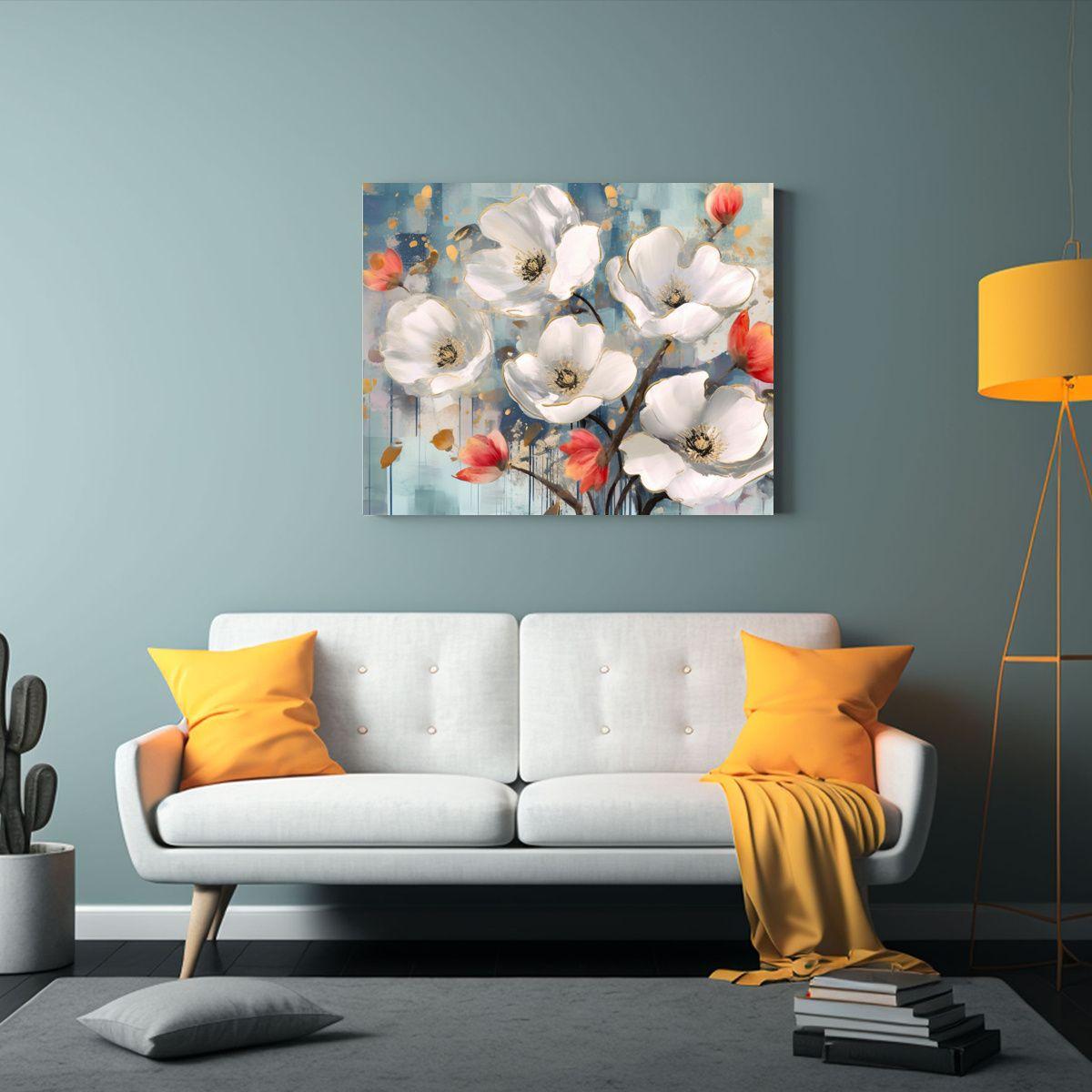 Pintura Abstracta Contemporánea En Bastidor 120x80cm-2