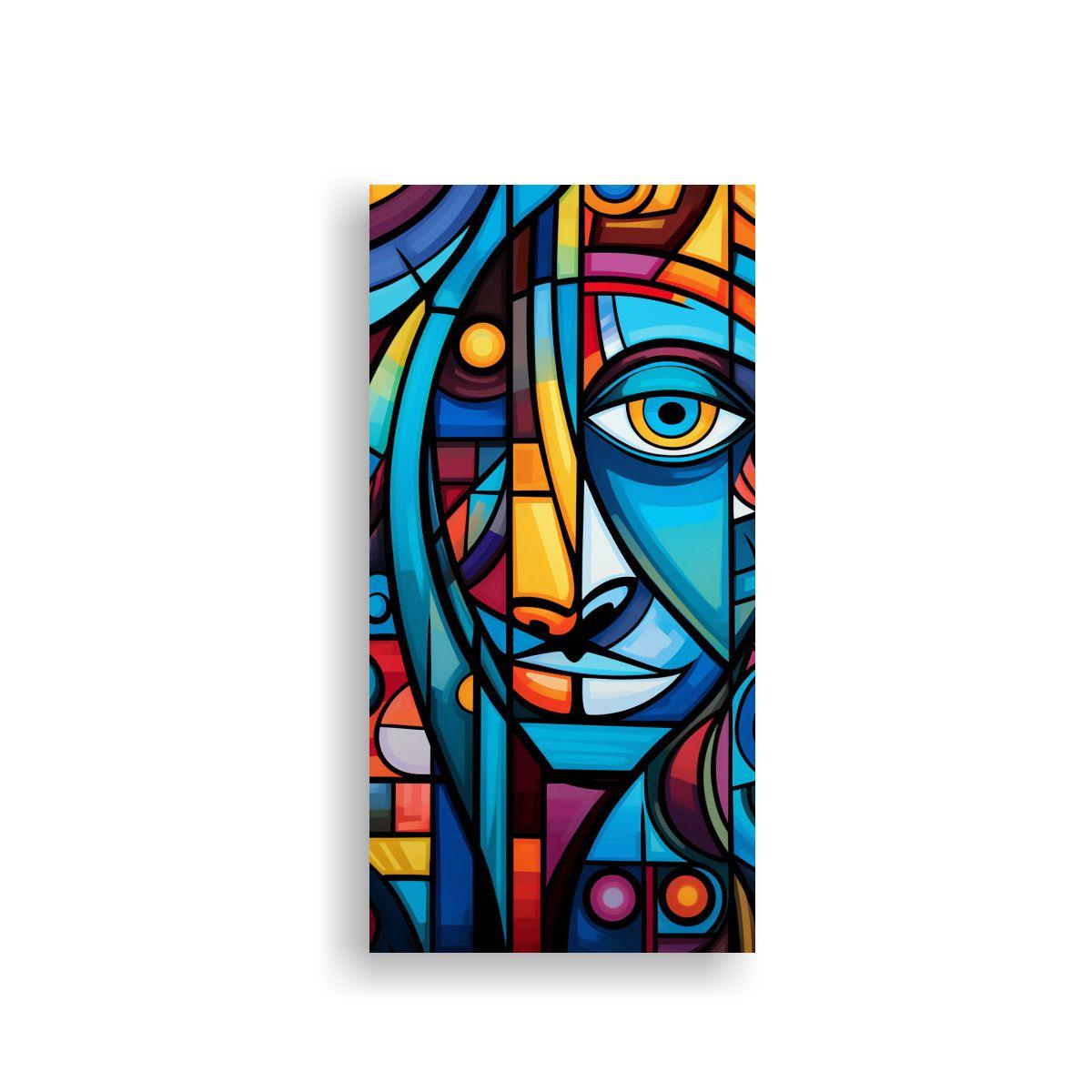 Pintura Decorativa Abstracta De Figuras Crea Un Di 60x120cm-0