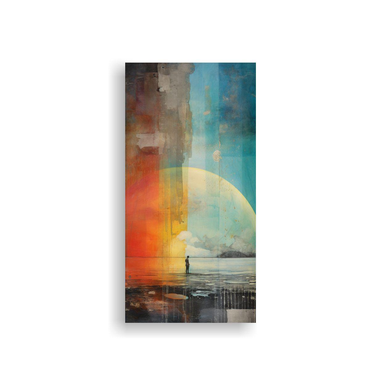 Pintura En Bastidor Con Estilo De Galería De 60x120cm-0