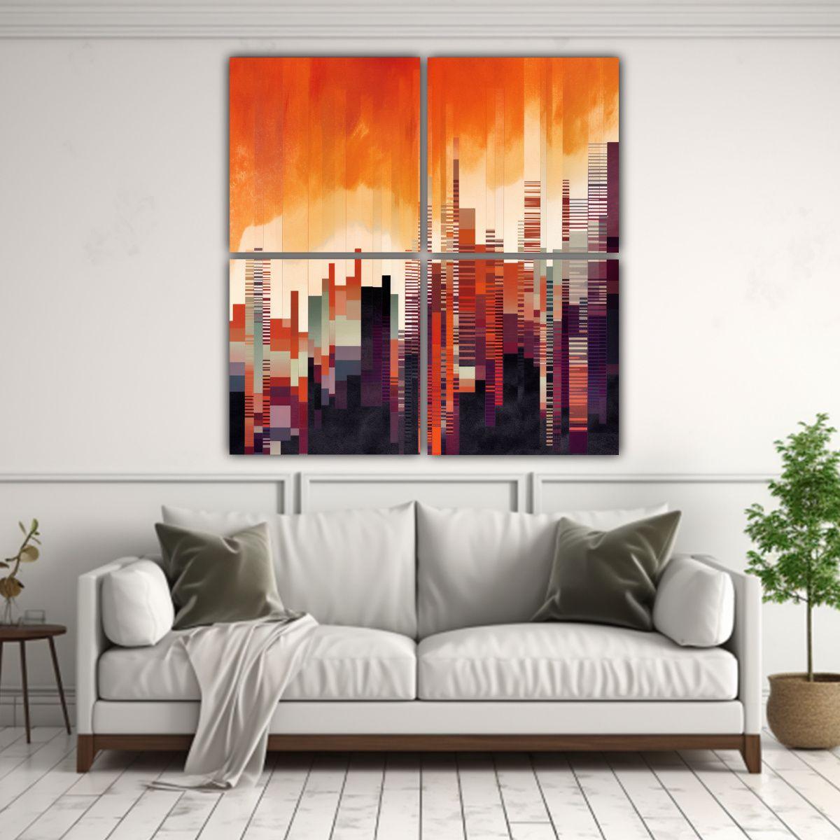 Pinturas Decorativas Modernas Jazzbos Paradox 180x180 Cm-2