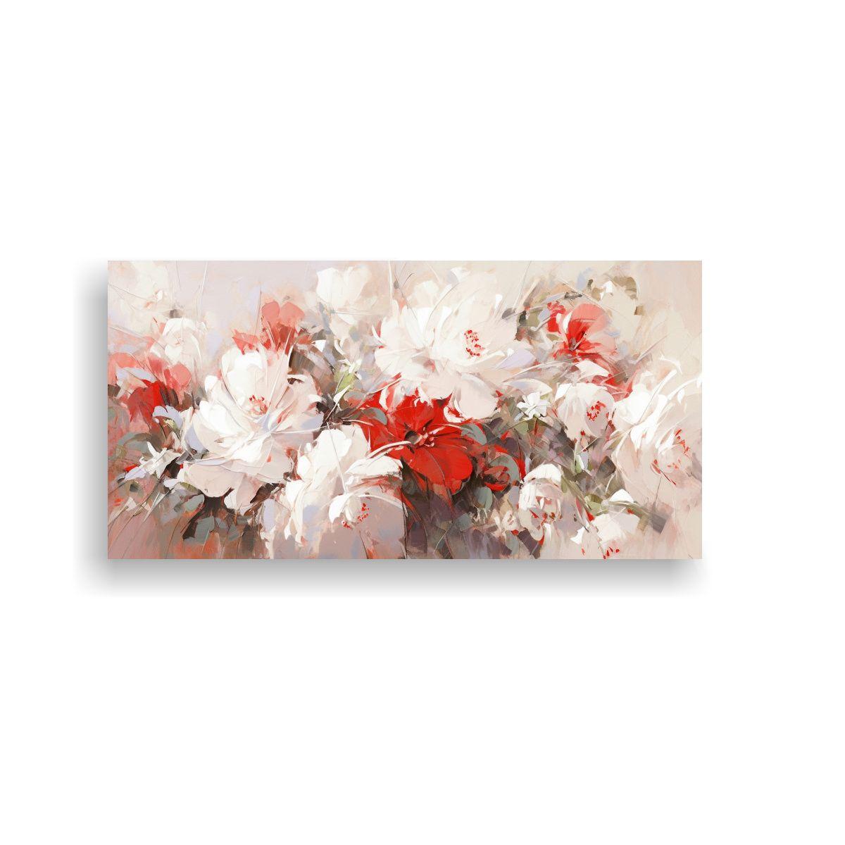 1 Cuadro Fotografía Personalidad A White AND Red 40x20 Cm-0