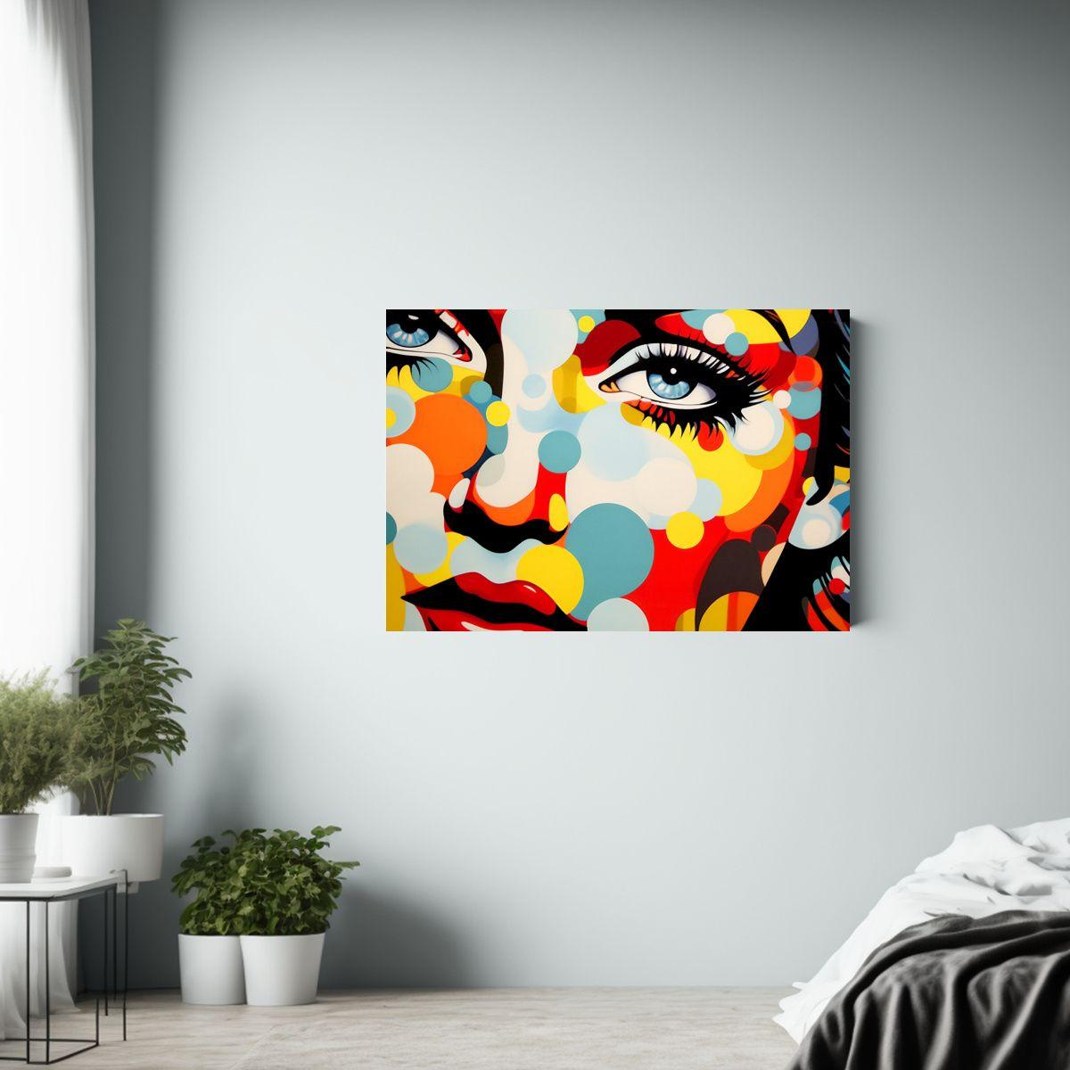 Pinturas Decorativas De Pop Art Al Estilo Exacto Y De Alta R 65x50cm-2