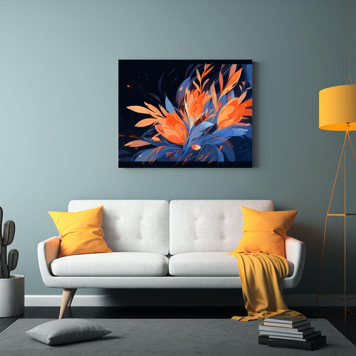 Pinturas Decorativas De Equilibrio Visual En Lienzo Con Esti 30x20cm-2