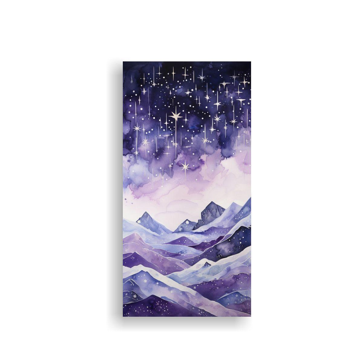 Cuadro Montañoso Clásico Con Estilo Elegante 80x160cm-0
