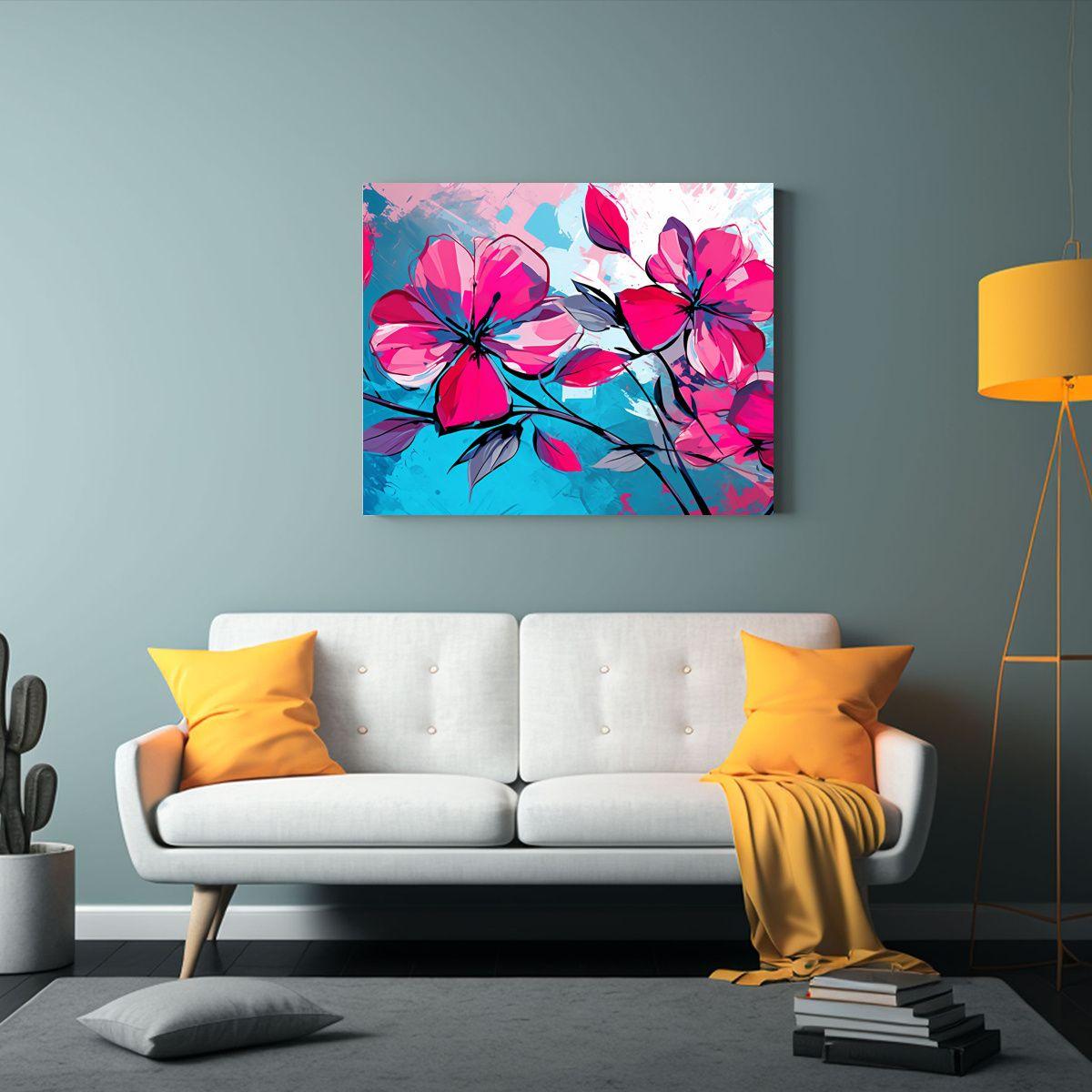 Cuadros Decorativos En Lienzo Estilo Neonoir Con Colores Tur 40x30cm-2