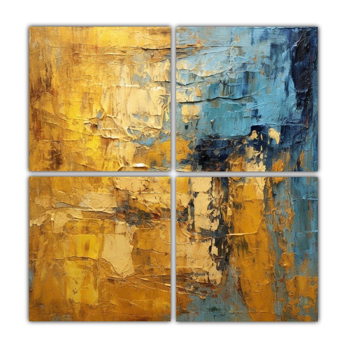 Pinturas De Arte Abstracto En óleo Para Decorar 120x120 Cm-0