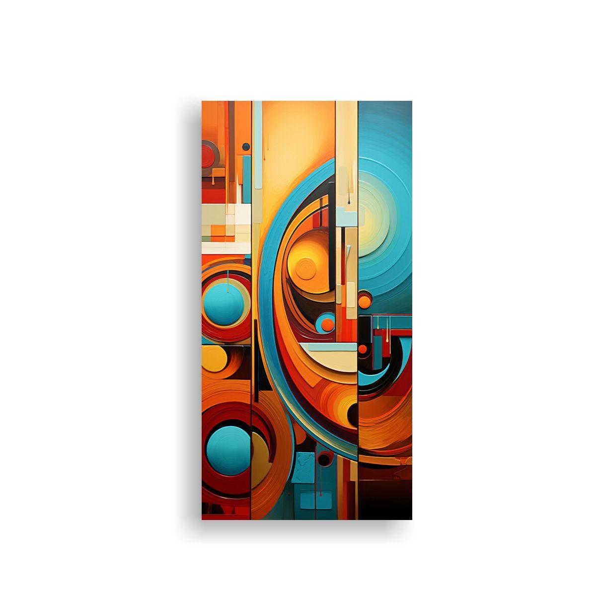Cuadros Abstractos Para Habitaciones Con Imagen 20x40 Cm-0