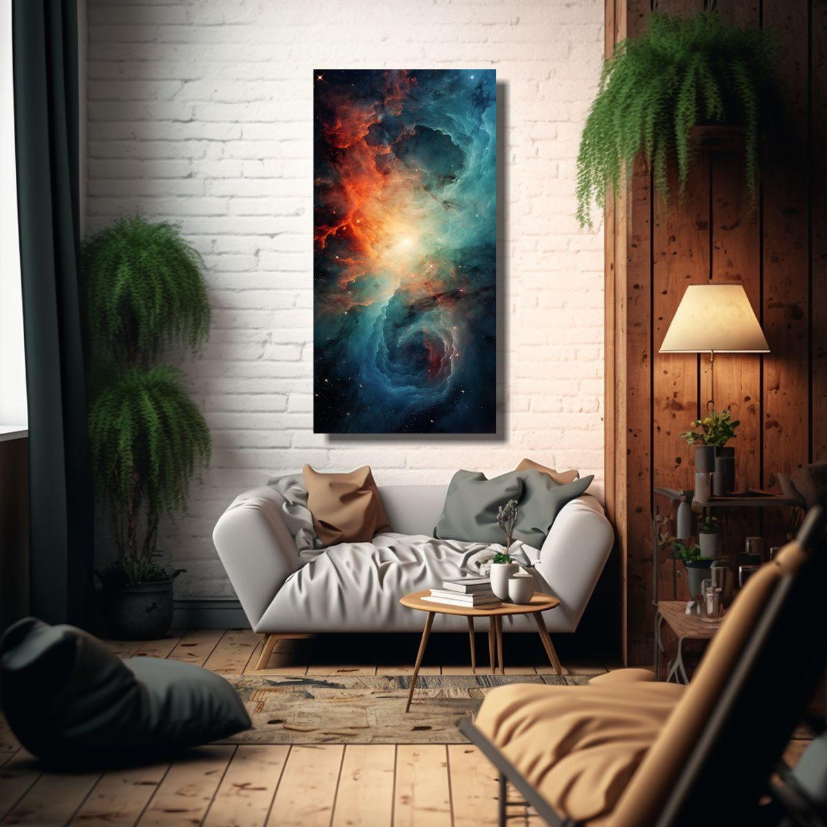 Pinturas Decorativas De La Maravilla Cósmica De U 50x100cm-2