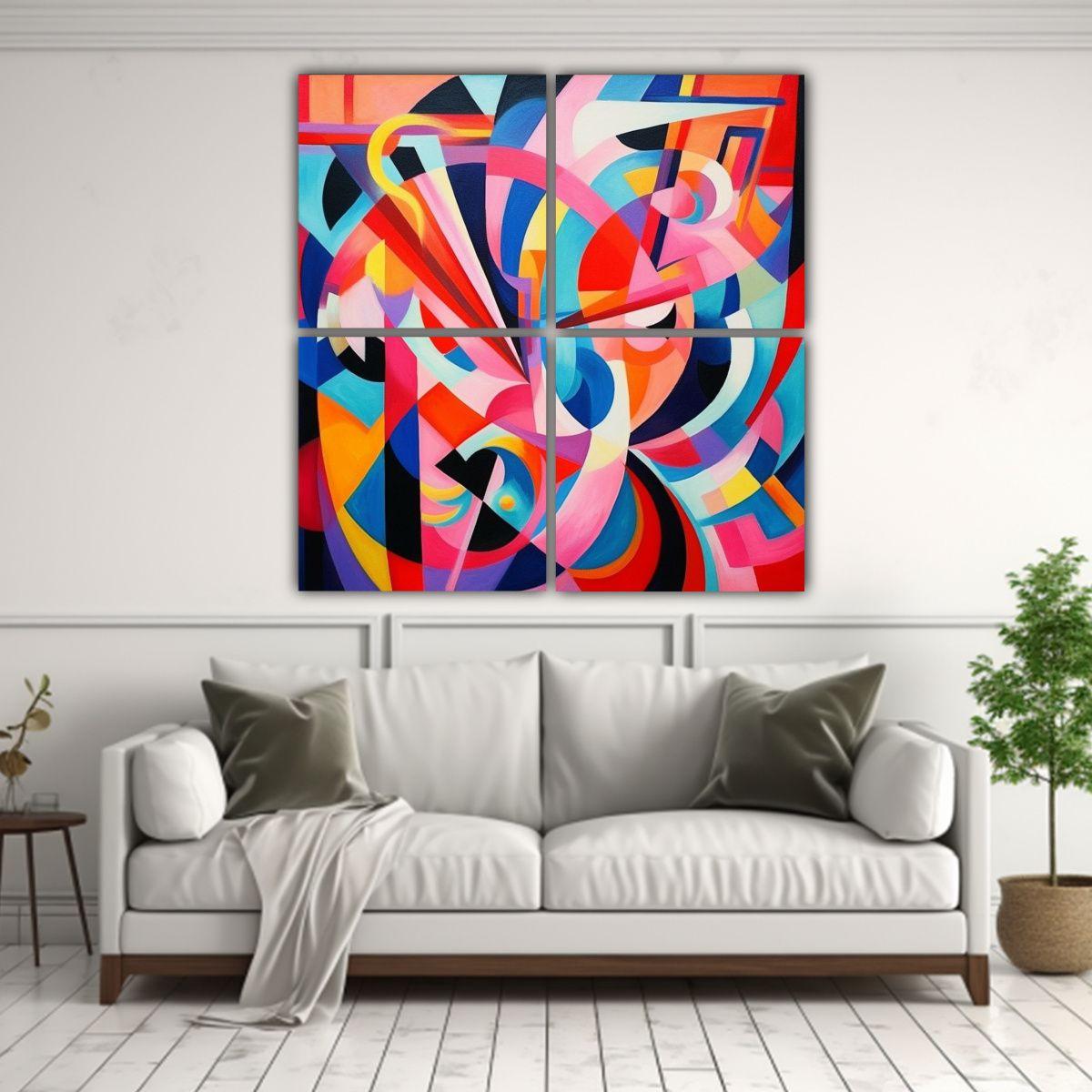 Pinturas Decorativas Temáticas De Arte 60x60 Cm-2