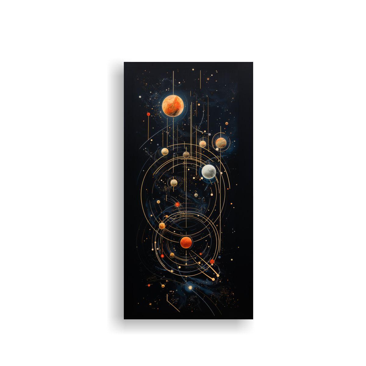 Composición Moderna Calma La Abstracción 50x100cm-0