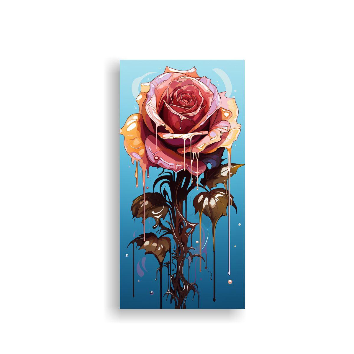 Cuadro Vanguardia Época Lienzo Con Logo Fundido 70x140cm-0