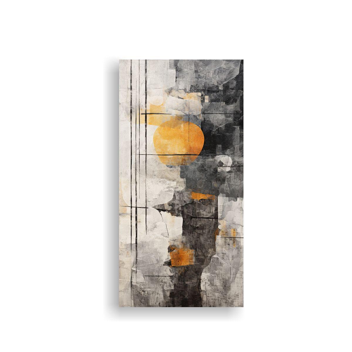 Pintura Decorativa Lienzo Textura Piedra Con 80x160cm-0