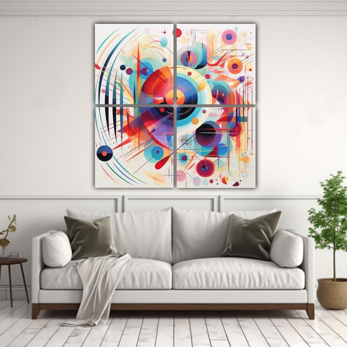 Pinturas Decorativas Con Diseño Láser De 80x80 Cm-2