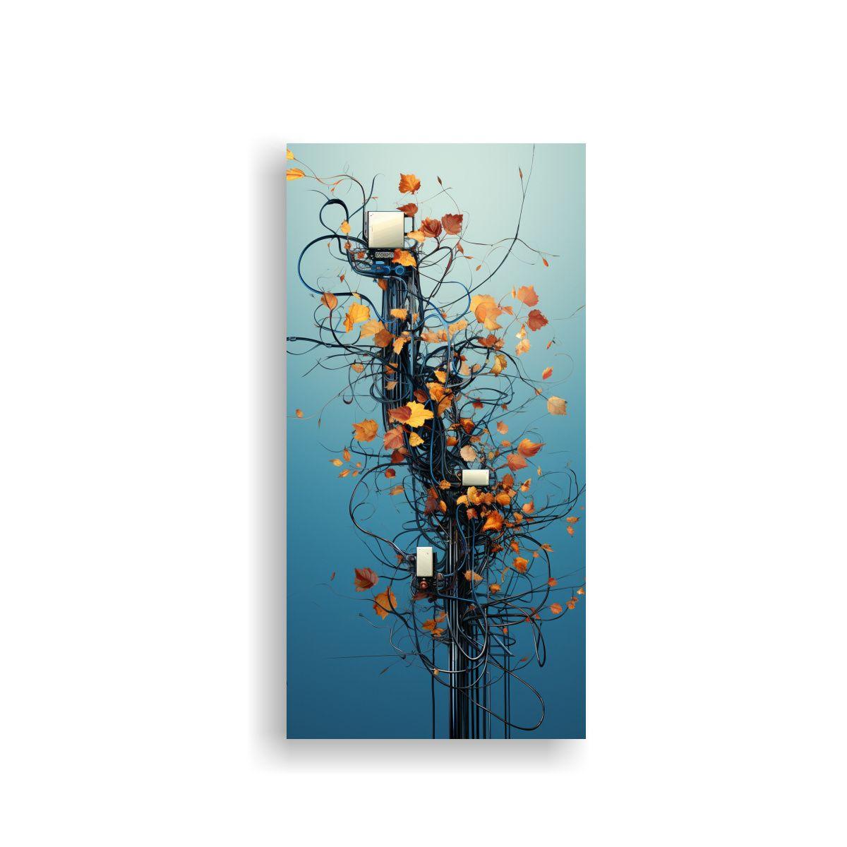 Pintura Decorativa De Fusión Abstracta De Arte 70x140cm-0