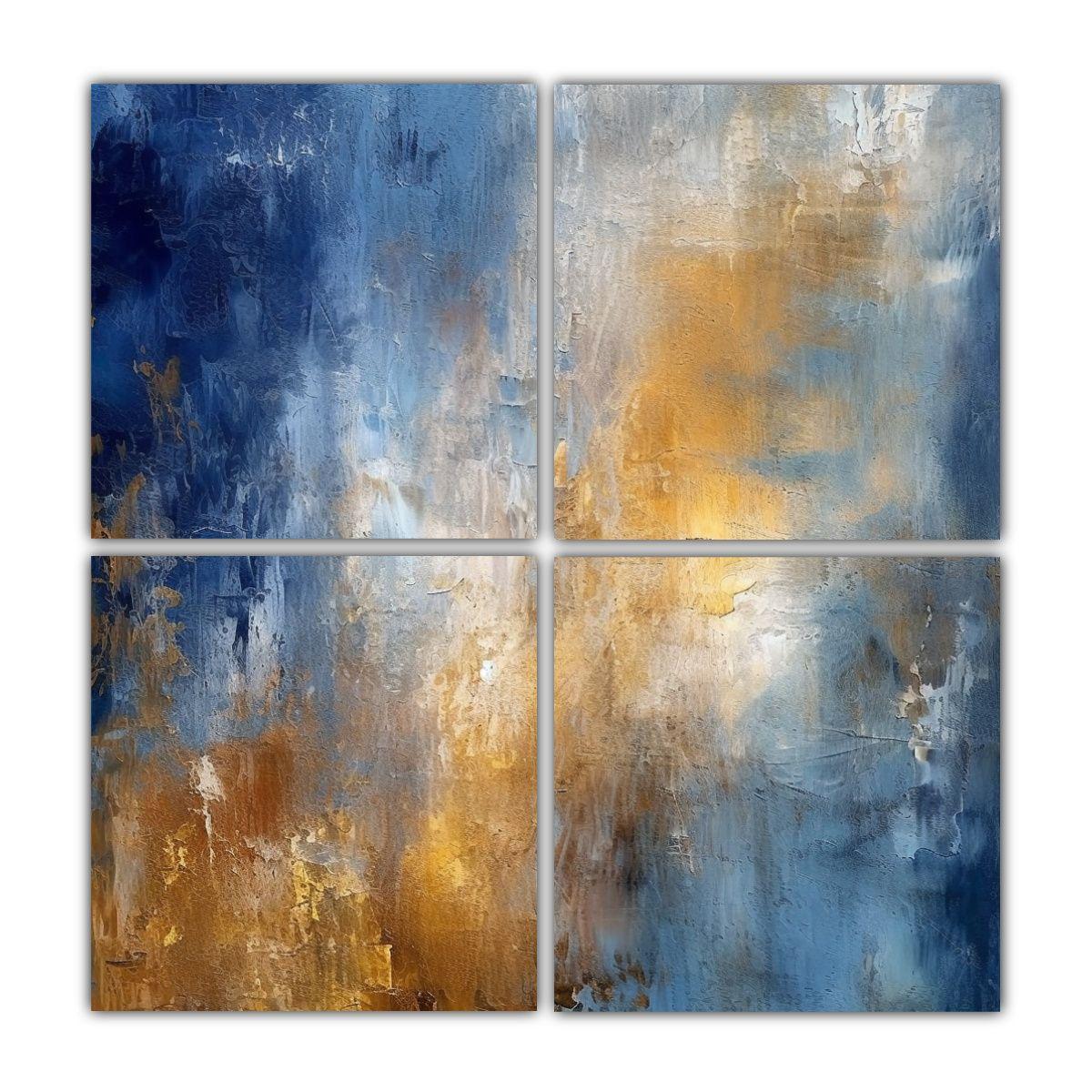 Pinturas Con Detalles Intrincados En Bastidor, 40x40 Cm-0