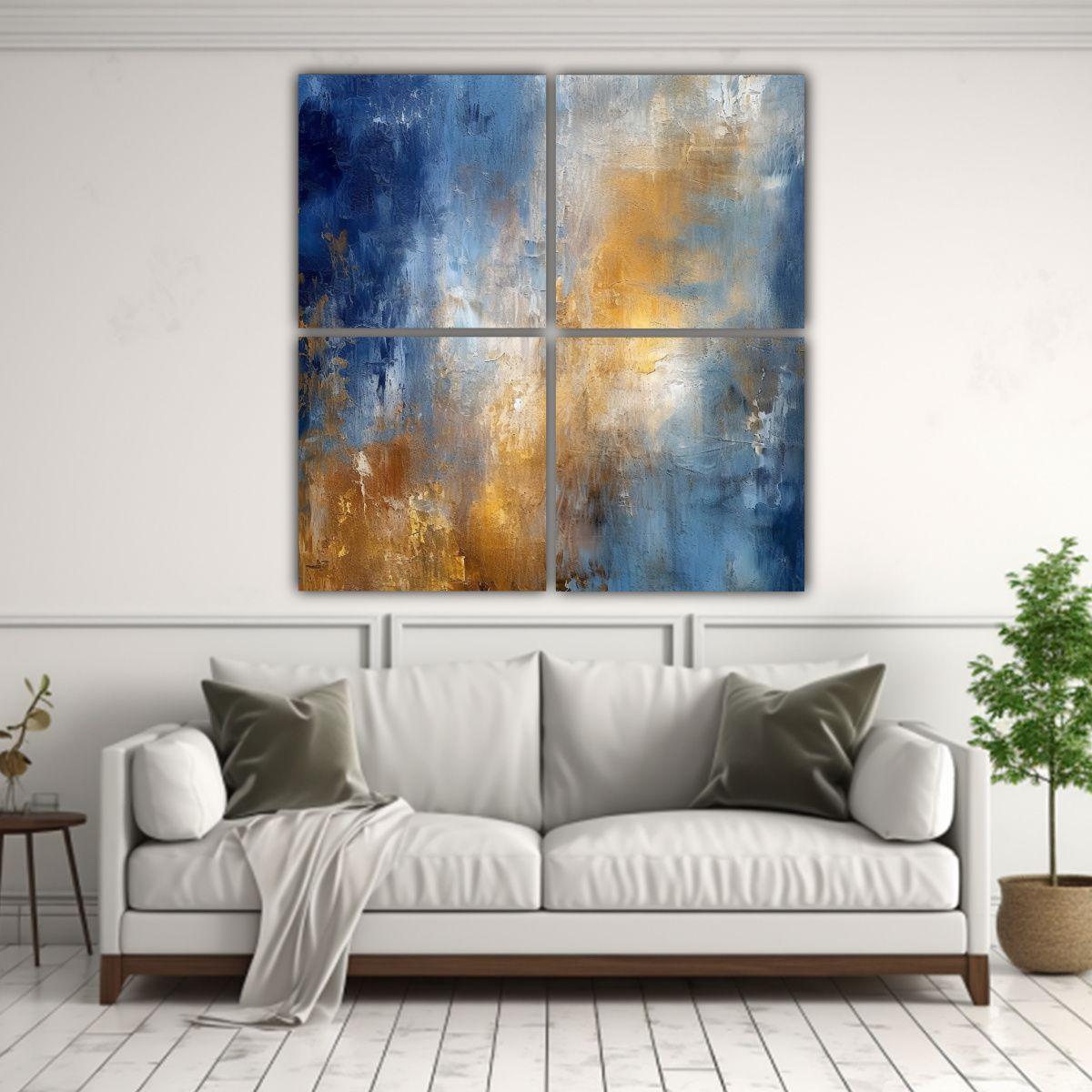 Pinturas Con Detalles Intrincados En Bastidor, 40x40 Cm-2