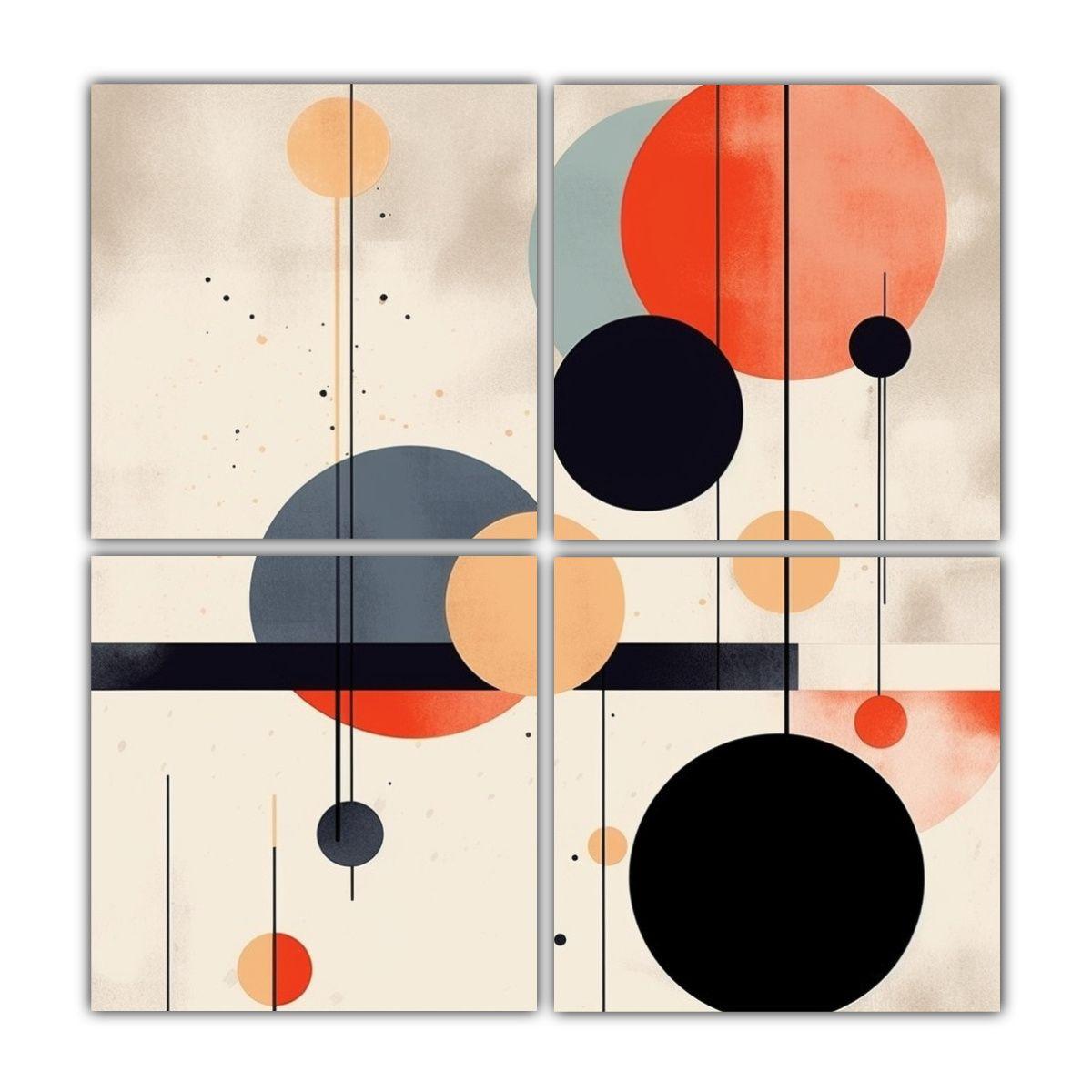 Cuadro De Arte Minimalista Con Armonía De 80x80 Cm-0