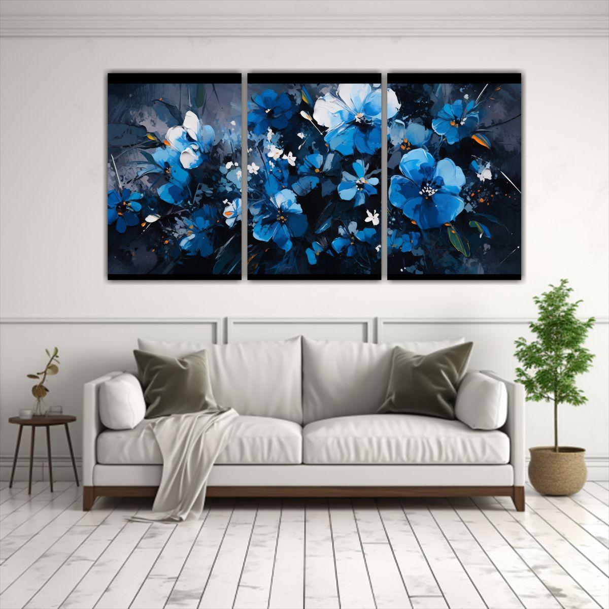 Tríptico Espectacular Para Comedor Con Pintura 180x90 Cm-2