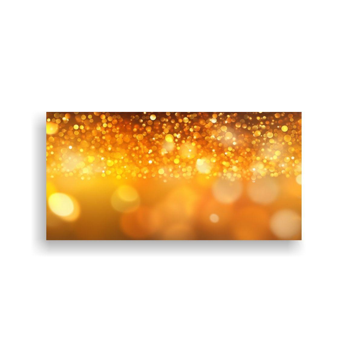 Fondo Abstracto Arcoíris Naranja Dorado De Bokeh 140x70cm-0