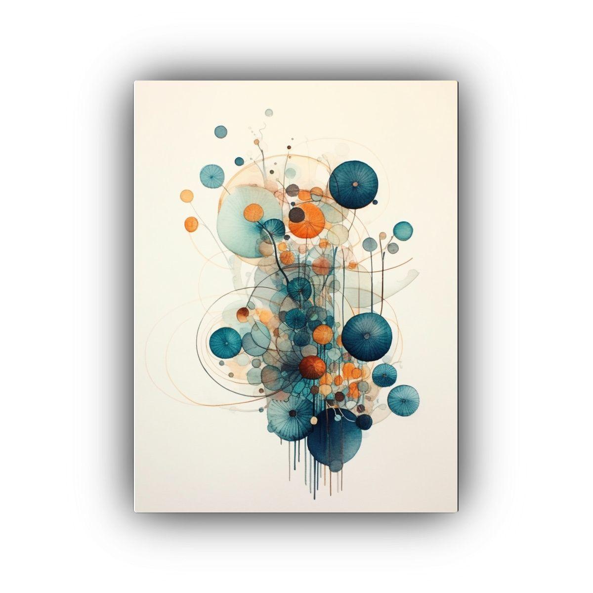 Composición Estilo Galería Ambiente Flor Folio 30x40cm-0